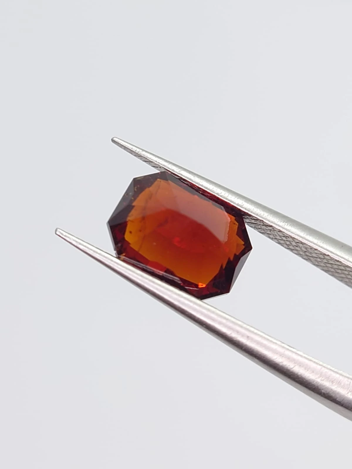 2.62ct Natural Malaya Garnet Fancy Cut From Tanzania — view 4